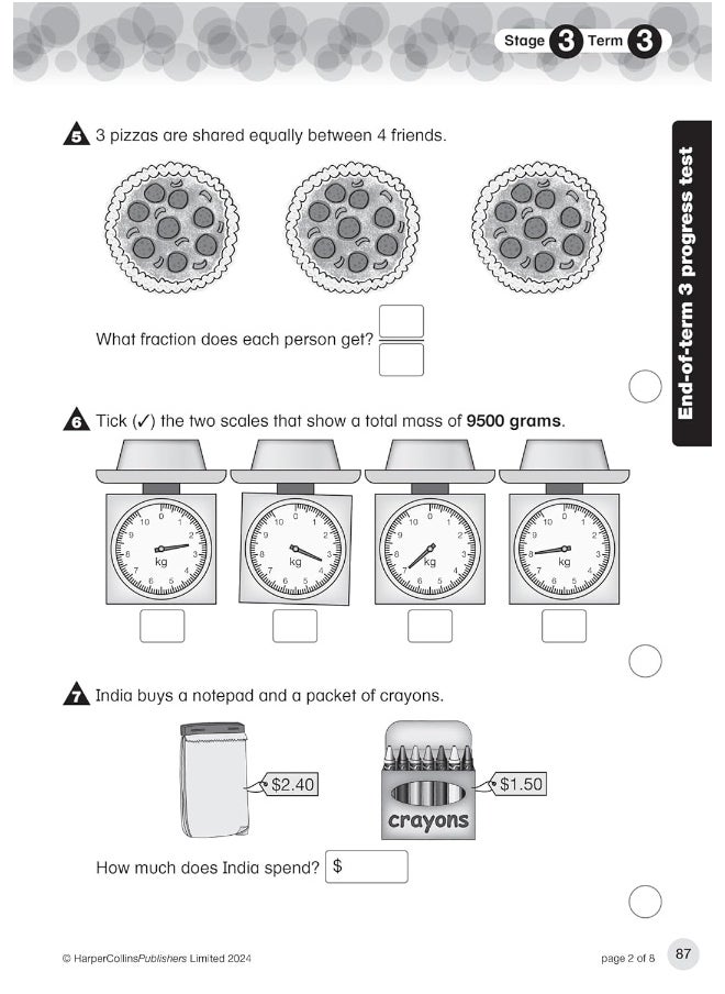 International Primary Maths Progress Book Teacher’s Pack: Stage 3  - Image 5