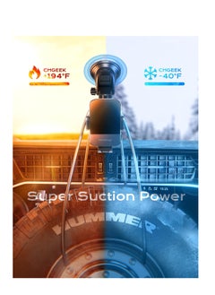 CHGeek CHGeek Wireless Car Charger, 15W Fast Charging Auto Clamping Car Charger Phone Mount Phone Holder fit for iPhone 15 14 13 12 11 Pro Max Xs, Samsung Galaxy S24 Ultra S23 S22 S21, S20, S10+, Black  - Image 3