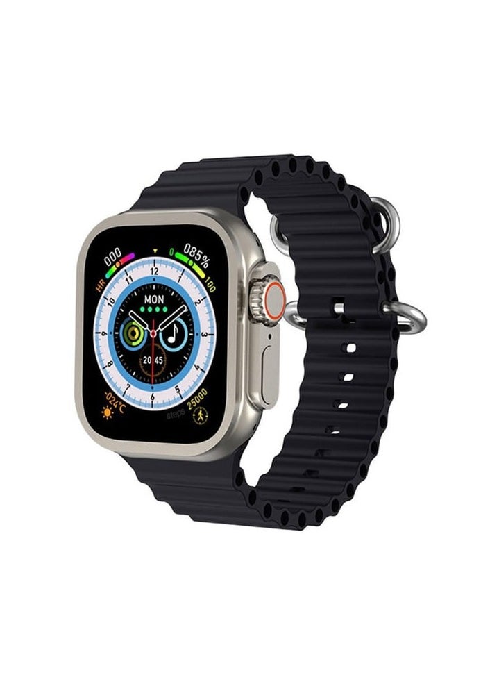 Ultra - Smart Watch T800/ULTRA 2 Series 8 Health Fitness Tracker Sport Watch 49MM-Black - Image 1