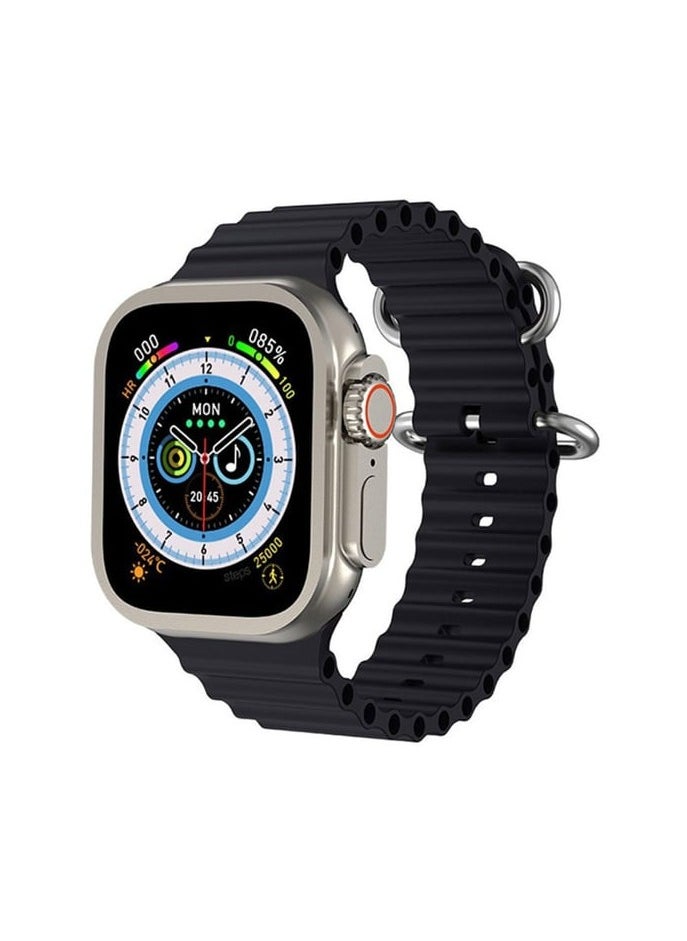 Ultra - Smart Watch T800/ULTRA 2 Series 8 Health Fitness Tracker Sport Watch 49MM-Black - Image 1