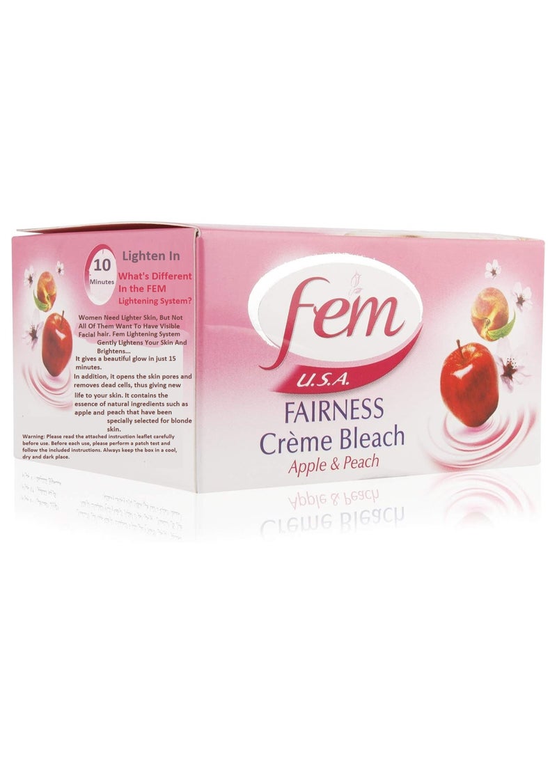 fem - Fairness Bleach Cream With Apple And Peach 50 Gm - Image 1