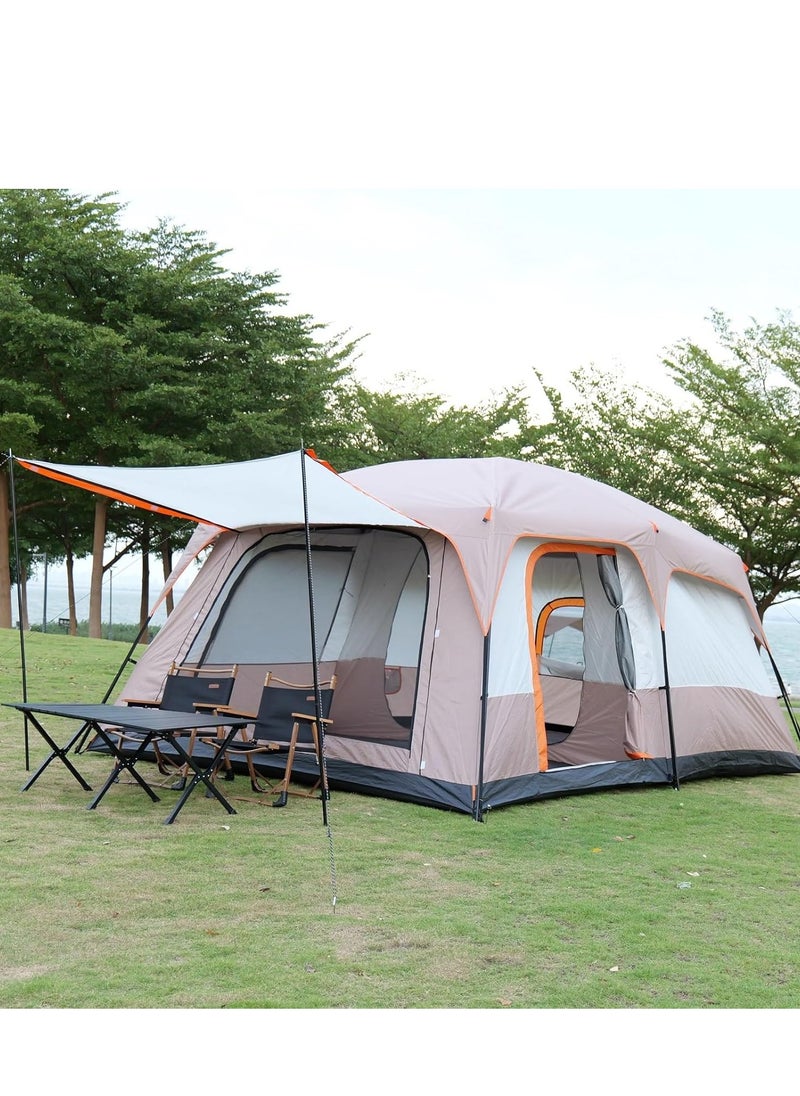 Arabest Camping Tent 8-10 Person,Portable Outdoor Family Tent Instant Set up Tent Uv-Proof Waterproof Windproof Automatic Pop-Up Tent Suitable for Travel  - Image 5