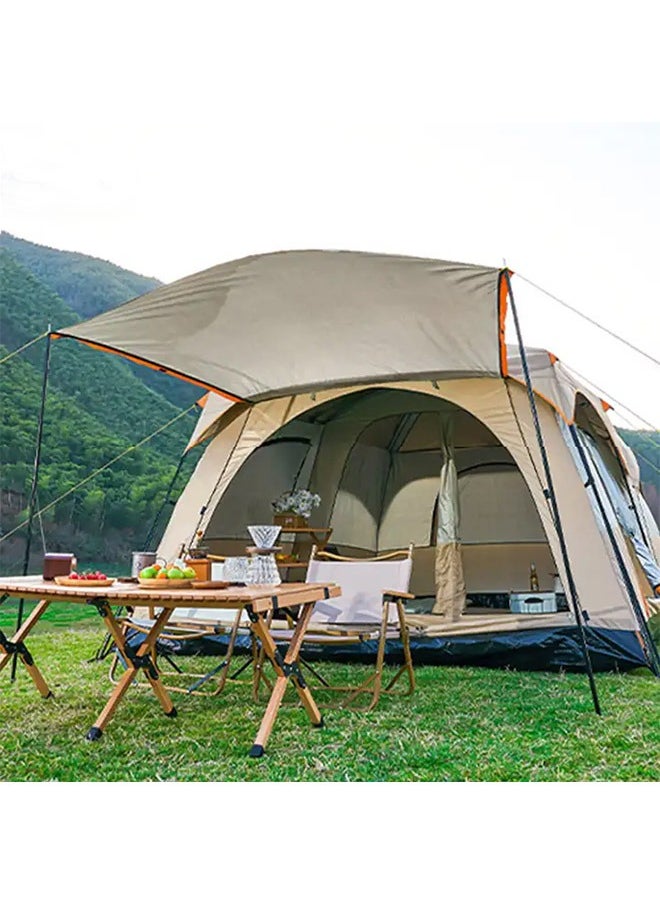 Arabest Camping Tent 3-4 People Portable Outdoor Family Tent Instant Set up Tent Uv-Proof Waterproof Windproof Automatic Pop-Up Tent Suitable for Travel  - Image 3