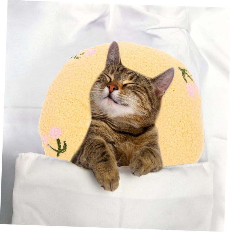 Cat Pillow for Indoor Cat u Shaped Kitten Stuffed Pillow Adorable Cat Pillow Lovely Pet Sleeping Pillow - Image 5