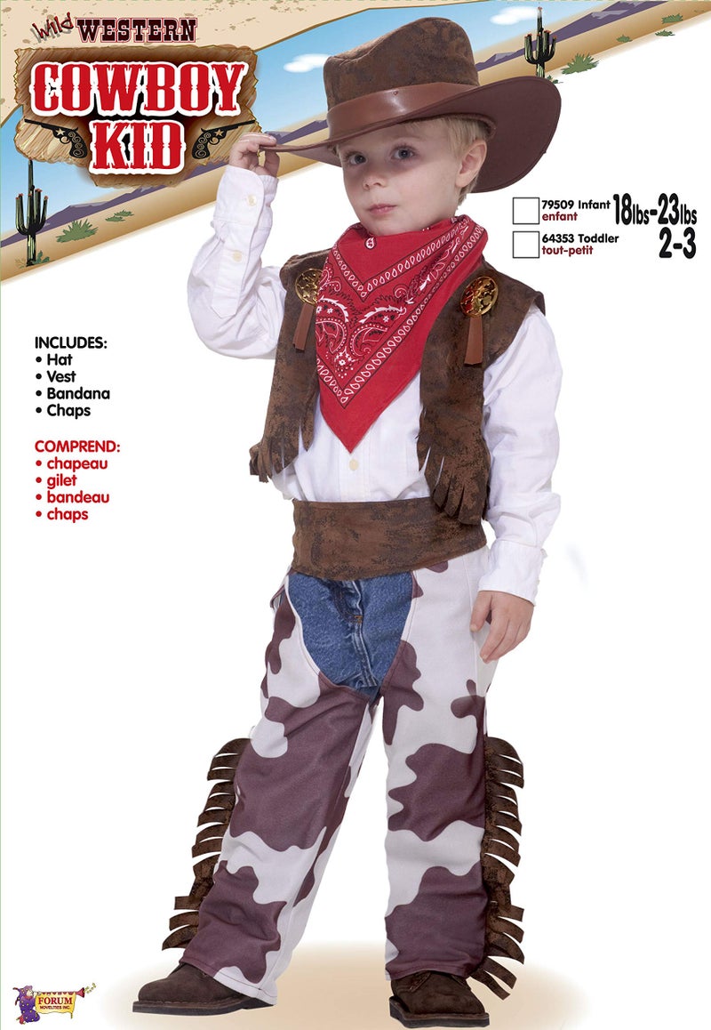 Rubies Cowboy Kid Costume for Kids, Boy's Toddler