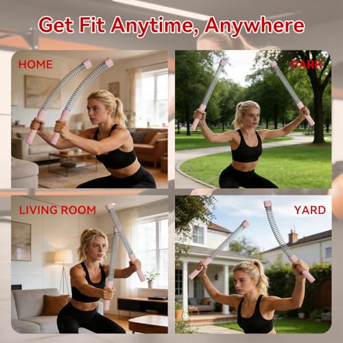 ELLAVA Cordless Ropeless Battle Ropes for Home Gym – Portable Weighted Workout Rope for HIIT, Cardio & Strength Training, Low-Impact Full Body Exercise Equipment for Men & Women - Image 5