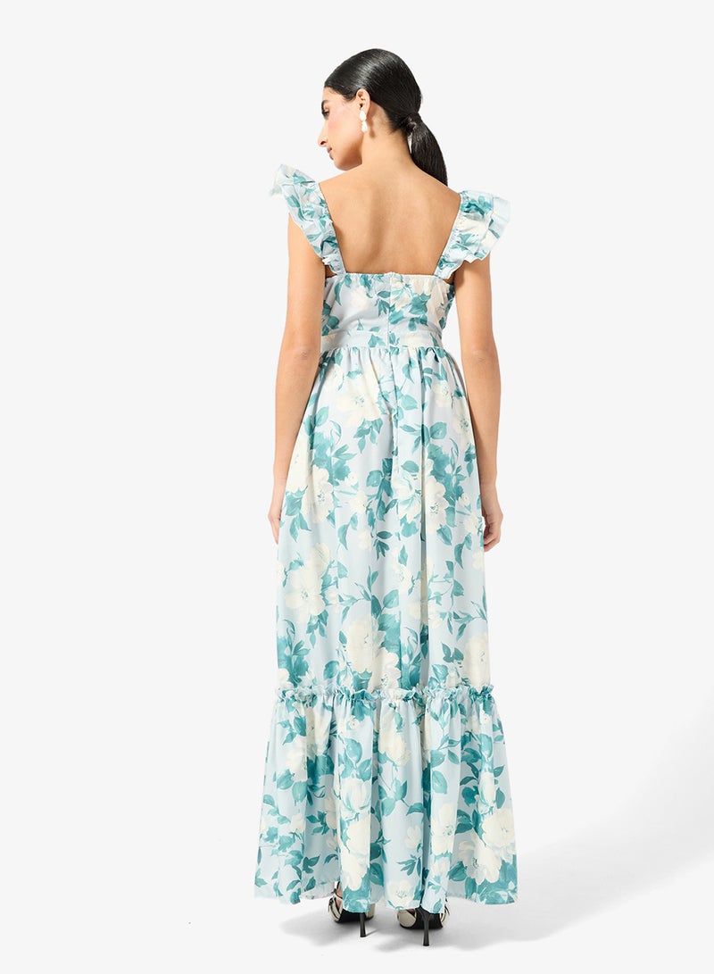 ELLA Floral Print Dress - Image 2
