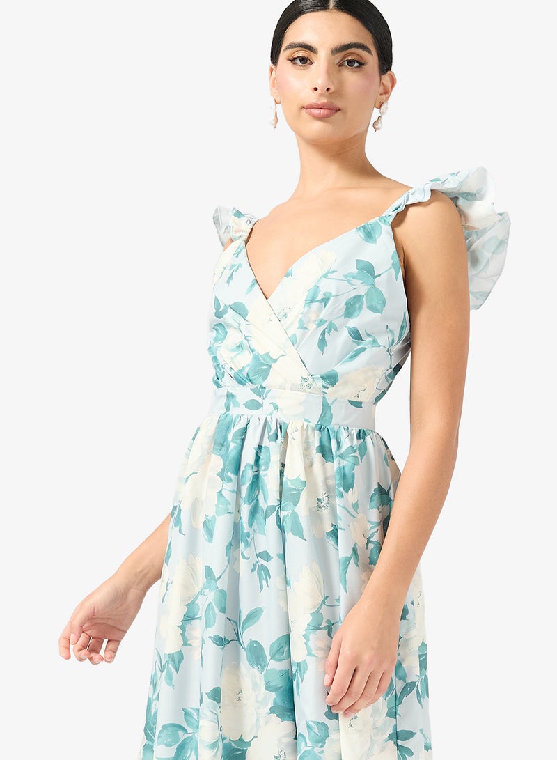 ELLA Floral Print Dress - Image 3