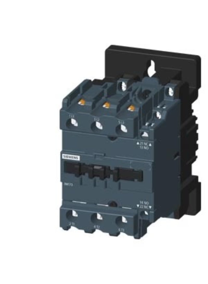 Siemens Power Contractor – 3-Pole, AC3: 25A, 1NC, 230V AC, Screw Terminals - (3MT7025-2AA010-AL2) - Image 1
