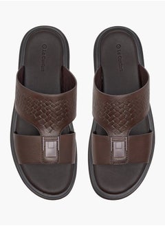 Le Confort Men Metal Accent Slip-On Arabic Sandals  - Image 1