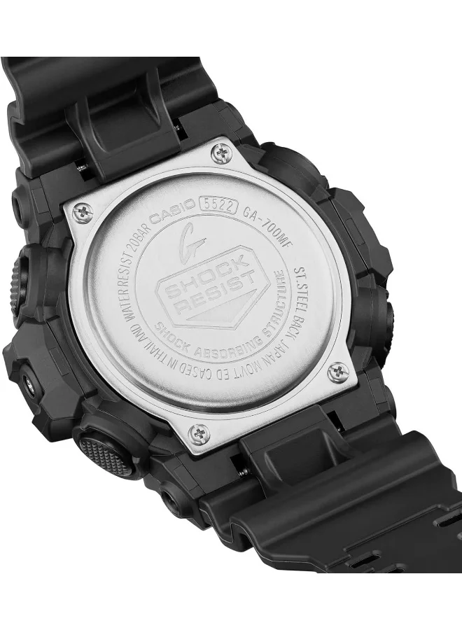 CASIO Watch: Black GA-700MF-1ADR