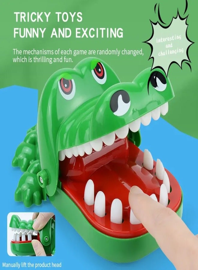 AROAQ Crocodile Teeth Toy Rich Unique Design Bite Finger Toy for Kids Alligator Biting Finger Dentist Game of Luck Pranks Kids Toys - Image 1