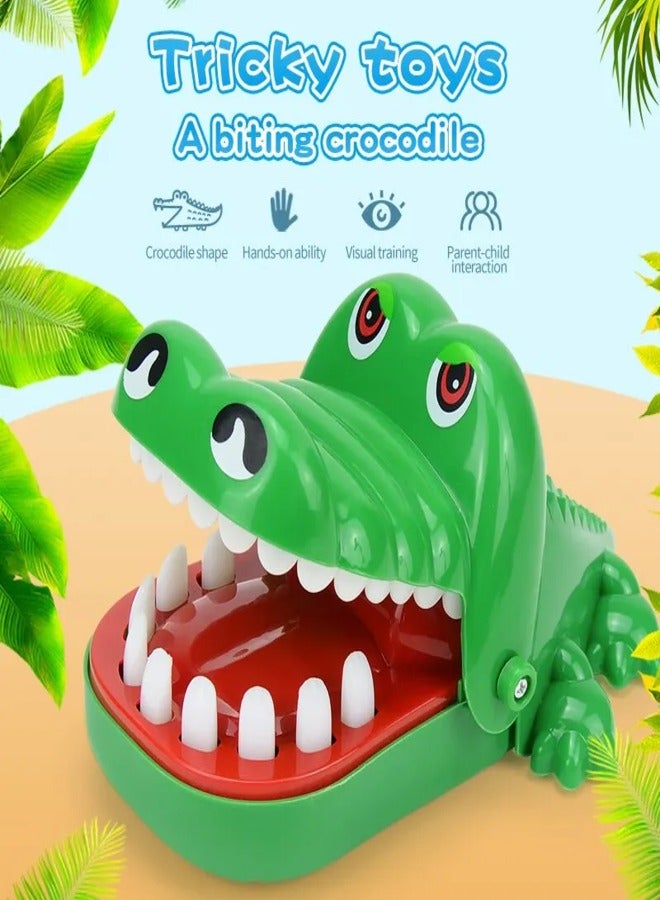 AROAQ Crocodile Teeth Toy Rich Unique Design Bite Finger Toy for Kids Alligator Biting Finger Dentist Game of Luck Pranks Kids Toys - Image 4
