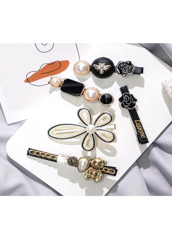 سيميكسيسن دبابيس شعر لامعة مزينة باللؤلؤ من سيمكسن، إكسسوارات شعر ذهبية أنيقة، مجموعة دبابيس شعر صغيرة، دبوس شعر هندسي من الأكريليك على شكل ريشة نجم البحر، مناسب لحفلات الزفاف وأعياد الميلاد والذكرى السنوية - Image 5