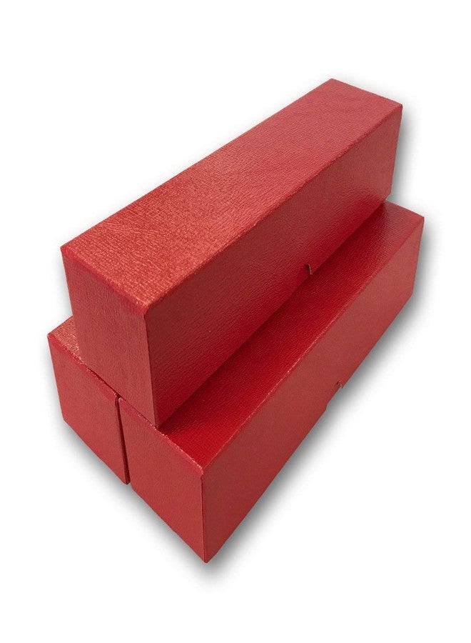 Guardhouse 9" Single Row Storage Box for 2" Paper and Plastic Coin Holders 3 Pack Red - Image 3