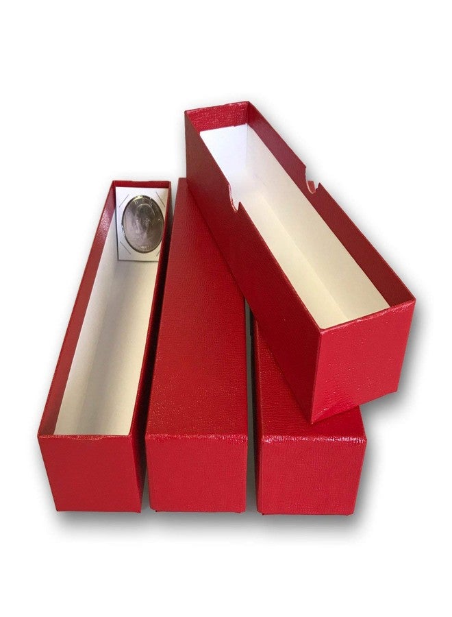 Guardhouse 9" Single Row Storage Box for 2" Paper and Plastic Coin Holders 3 Pack Red - Image 5