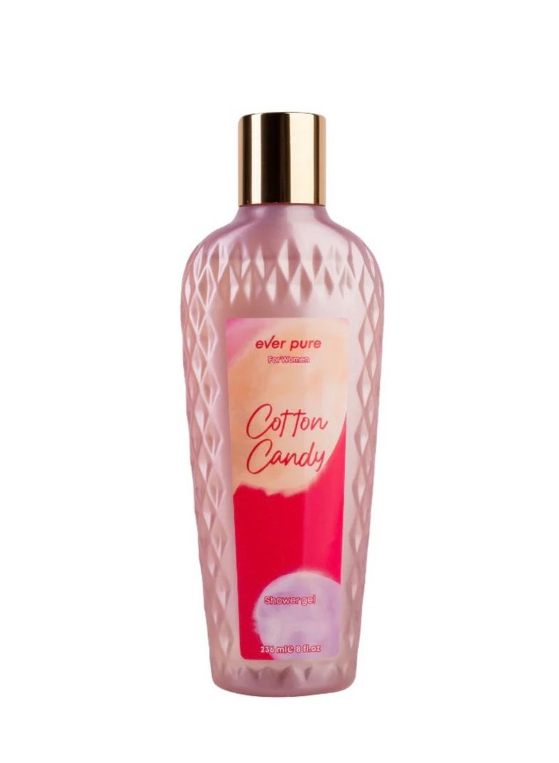 ever pure cotton candy shower gel 236ml