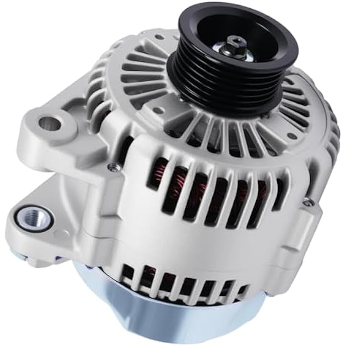 YOMALL Alternator 11191 for 07-11 Azera for 07-10 Entourage for 07-09 Santa Fe for 06-08 Sonata for 07-12 Veracruz for 09-11 Borrego for 06-10 Sedona for 07-09 Sorento 3.3L 3.8L 130A 6PK 11191N - Image 1