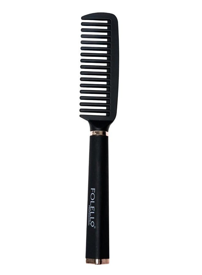 FOLELLO - Premium Detangling Hair Comb - Wide & Narrow Teeth Comb - Suitable for All Hair Types - Professional Hair Care - Comfortable & Durable Hair Comb - Image 1