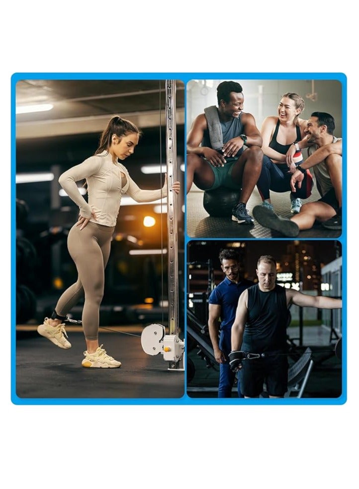 عربست حزام الكاحل لجهاز الكابل، ملحق لف الكاحل بالكابل في صالة الألعاب الرياضية لتمارين الأرداف - Image 5