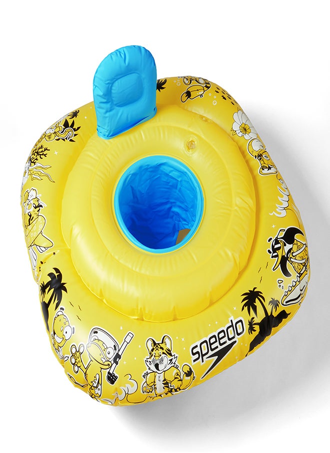 speedo Kids' Learn to Swim Character Swimming Seat (Baby and Toddler) Yellow  - Image 1