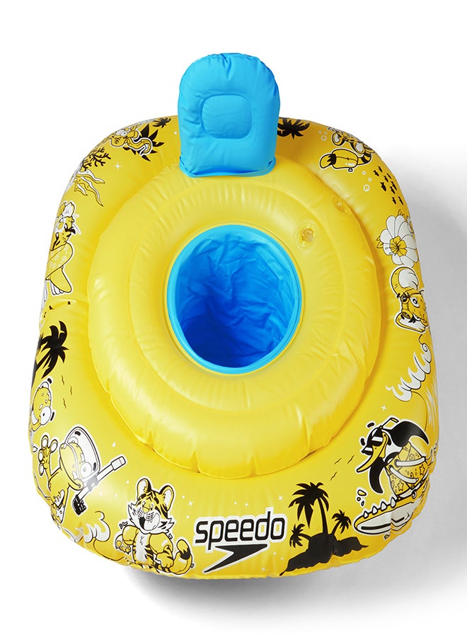 speedo Kids' Learn to Swim Character Swimming Seat (Baby and Toddler) Yellow  - Image 2
