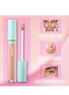 KAJA Kaja Korean Under Eye Brightener, Eye Concealer | with Aqua Ceramide, Peach-toned Eye Concealer, Hydrating, Blendable, Base Make up, Seamless Coverage for Dark Circles and Puffiness, 0.19 Oz  - Image 2