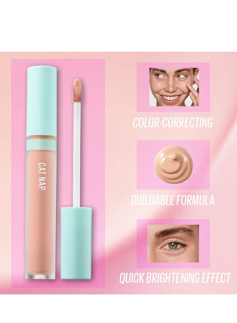 KAJA Kaja Korean Under Eye Brightener, Eye Concealer | with Aqua Ceramide, Peach-toned Eye Concealer, Hydrating, Blendable, Base Make up, Seamless Coverage for Dark Circles and Puffiness, 0.19 Oz - Image 2