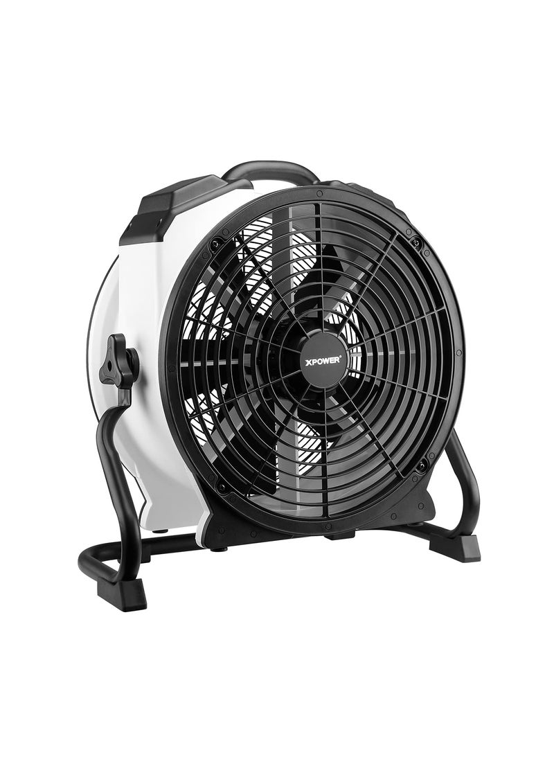 Xpower XPOWER Pro Builtin Sealed Motor Multipurpose Air Circulation Blower Air Floor Fan Axial Fan FC420 Black  - Image 1