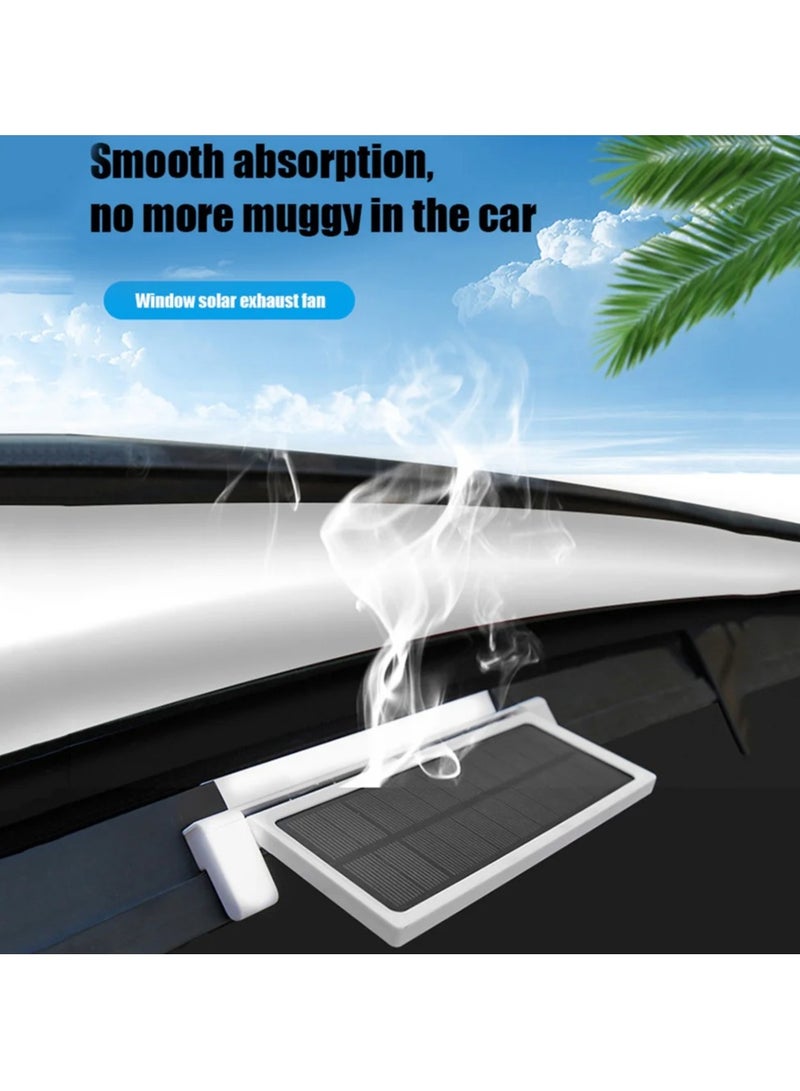 AROAQ Radiator Ventilation System 2 Head Air Circulation Fan 2.4V 4500RPM Air Exhaust Radiator Solar Cooler for Car Truck SUV - Image 2