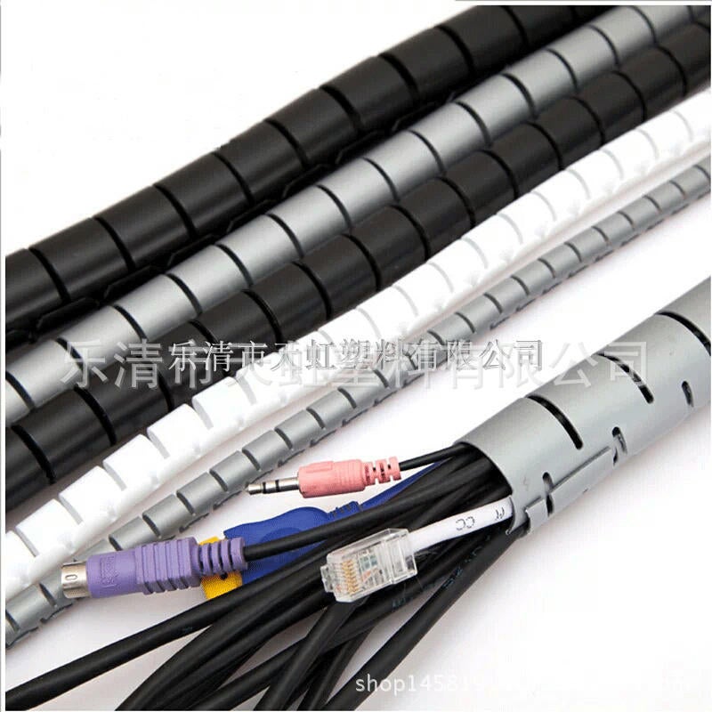 Wire planner finishing wrapping tube computer wire planner 8mm new winding tube bundle tube 100 m/roll