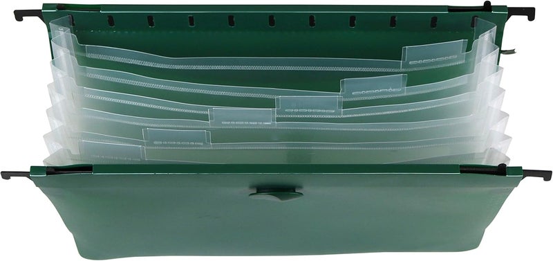 Iconikal Expanding Hanging File Folder with 7 Divider Pockets - Image 2