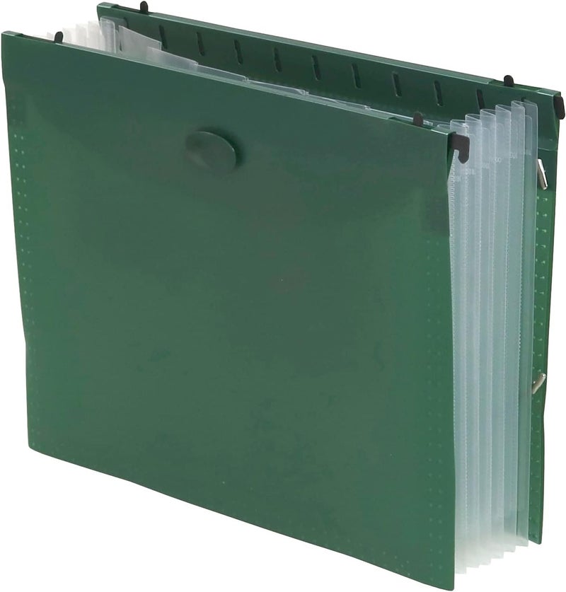 Iconikal Expanding Hanging File Folder with 7 Divider Pockets - Image 1