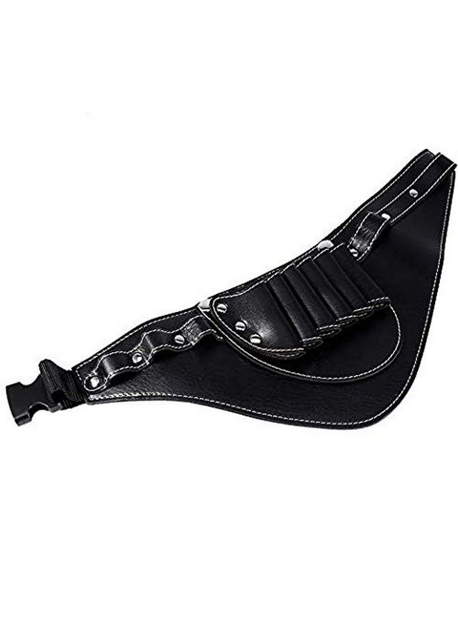 Sonew Scissor Holster With Pu Leather Hairdressing Bag Pouch Holder With Waist Shoulder Belt Leather Scissor Bag For Hairdressers  - Image 1
