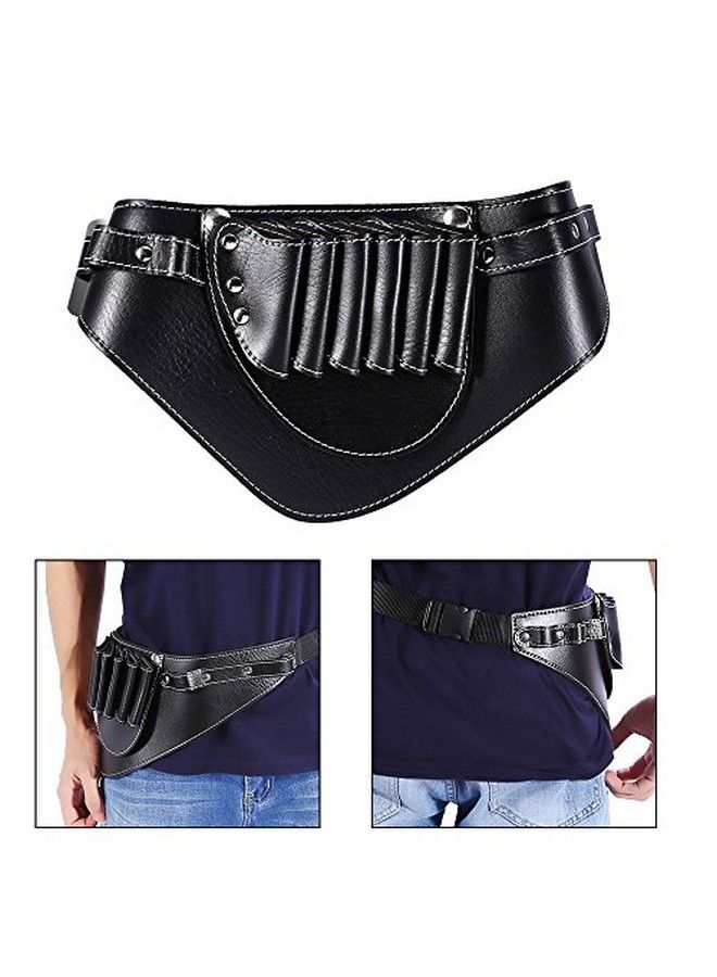 Sonew Scissor Holster With Pu Leather Hairdressing Bag Pouch Holder With Waist Shoulder Belt Leather Scissor Bag For Hairdressers  - Image 4