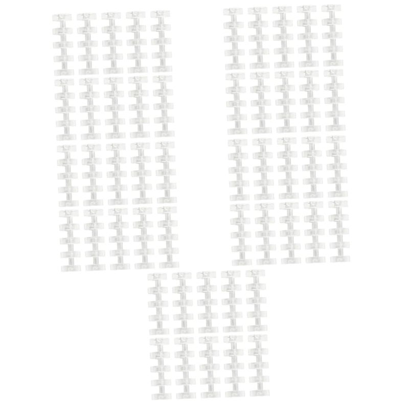 4 Sets Of 5 Hole Loose Leaf Binder Clips Scrapbook Rings For Office Home School Use 20 Pieces Each - Image 2