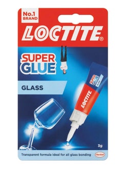 Loctite Loctite Glass Bond, glue for bond glass to glass, glass to metal, stained glass, crystal and tinted glass, dishwasher safe,Clear Super Glue for Glass,Acrylic,Crystal,DIY Craft,Mirror,Window,3g  - Image 1