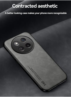 ICARLUS Case for Honor X9c 5G Cover Bumper Built-in Metal Plate Light Grey  - Image 2