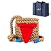 GOTHINK Tug of War Rope with Flag for Kids and Adults Soft Natural Jute Fiber Rope for Field Day Team Building Party Game Camping Backyard Outdoor Games 20ft LongBrown - Image 2