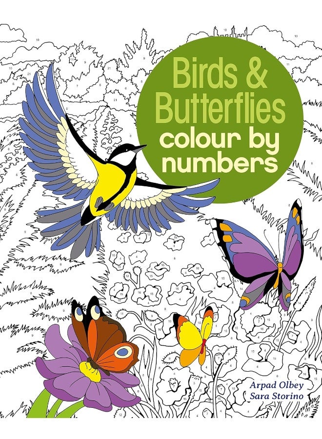 Arcturus Birds & Butterflies Colour by Numbers  - Image 1