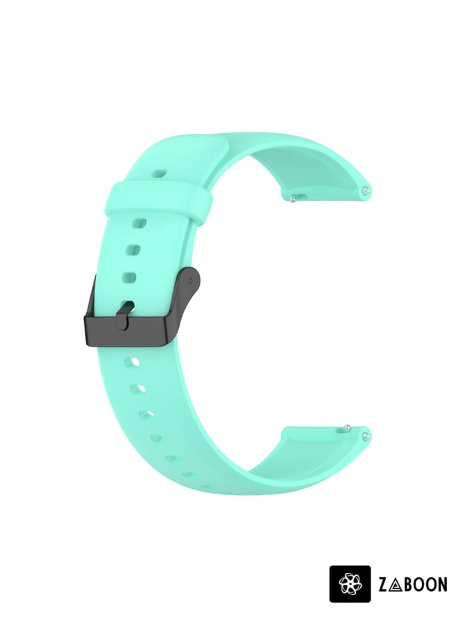 Zaboon Realme Watch 3 Solid Color Soft Silicone Watch Band - Image 2