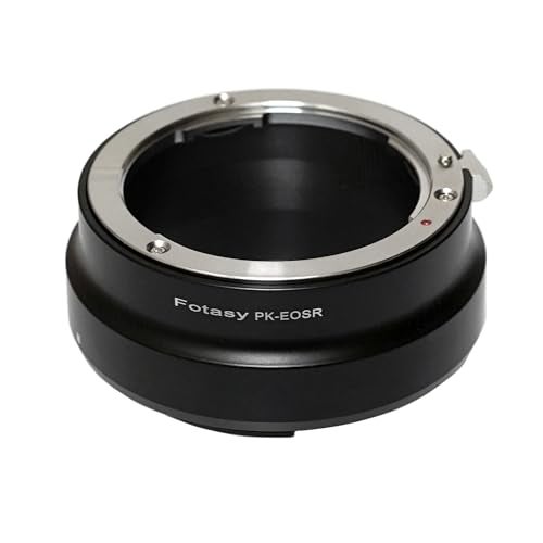 Fotasy Copper PK Lens to Canon EOS RF Mount Adapter, Pentax K EOS R Adapter, Compatible with Pentax K Mount Lense & Canon EOS R Mirrorless Camera EOS R/RP/Ra / R5 / R6 - Image 1