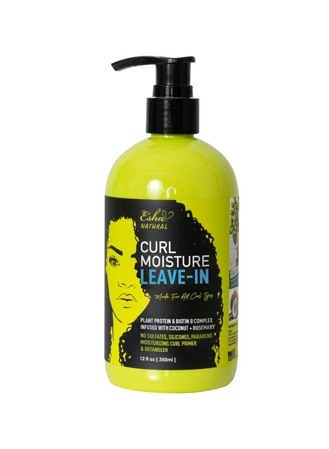 ESHA Sha Girl Natural Leavein Conditioner Moisturize Dry Hair Enhance Nourish Hydrate Curls Biotin Infused Coconut Frizz Hair Care(12 Oz.) - Image 2
