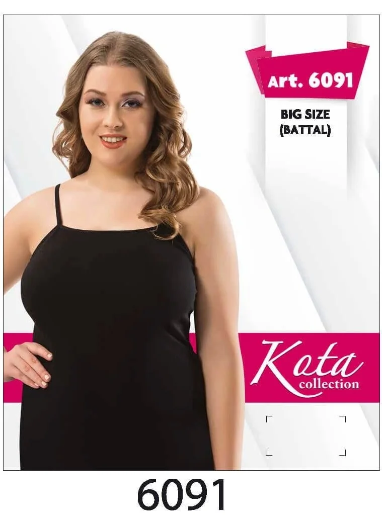 اوسكاسا Kota 6091 Women's Rope Suspender Undershirt Battal
