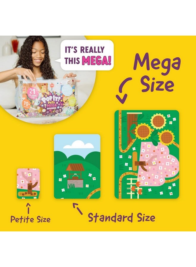 Buffalo Games Pop It! Pets - Season 2 - The MEGA Pack - The Ultimate Sensory Fidget Toy - Popping Bubbles and Adorable Characters - Collector map with Cards and Stickers from Buffalo Games - Image 2