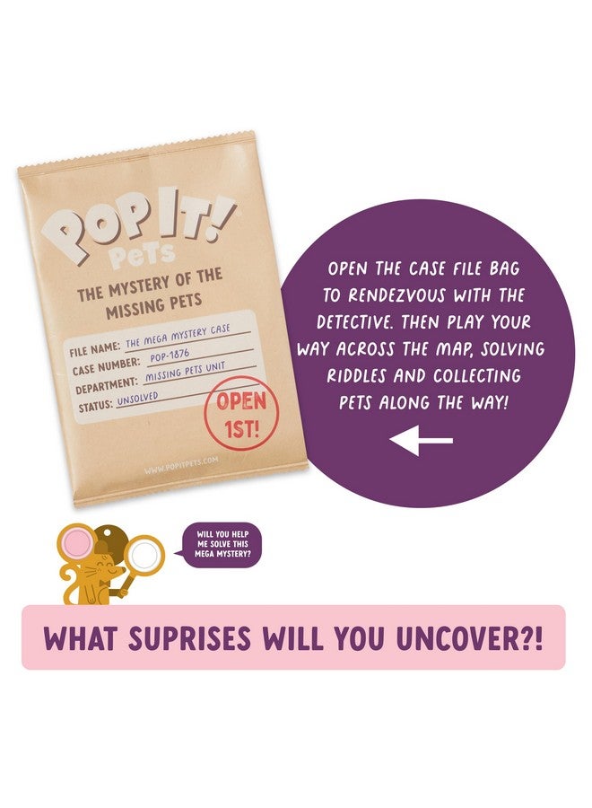 Buffalo Games Pop It! Pets - Season 2 - The MEGA Pack - The Ultimate Sensory Fidget Toy - Popping Bubbles and Adorable Characters - Collector map with Cards and Stickers from Buffalo Games - Image 4