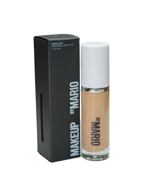 MAKEUP BY MARIO MAKEUP BY MARIO SurrealSkin Liquid Foundation, Liquid Formula, Vegan, Long-wearing coverage, Hydrating, Natural Finish, Size 30 mL (6W - light medium with warm undertone) 