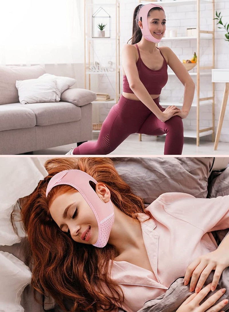 Sharpdo Reusable V Line Lifting Mask, Double Chin Reducer,Chin Strap,Face Belt,Lift And Tighten The Face To Prevent Sagging, Create A V Shaped Face Full Of Vitality - Image 5