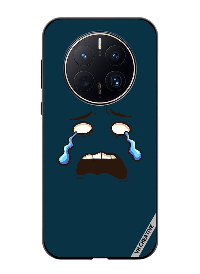 VR CREATIVE Protective Case Cover For Huawei Mate 50 Pro Crying Face Design Multicolour - Image 1