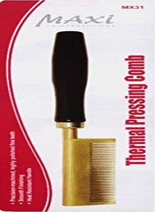 Maxi Hair Tool Pressing Comb Brass (Pack of 1)